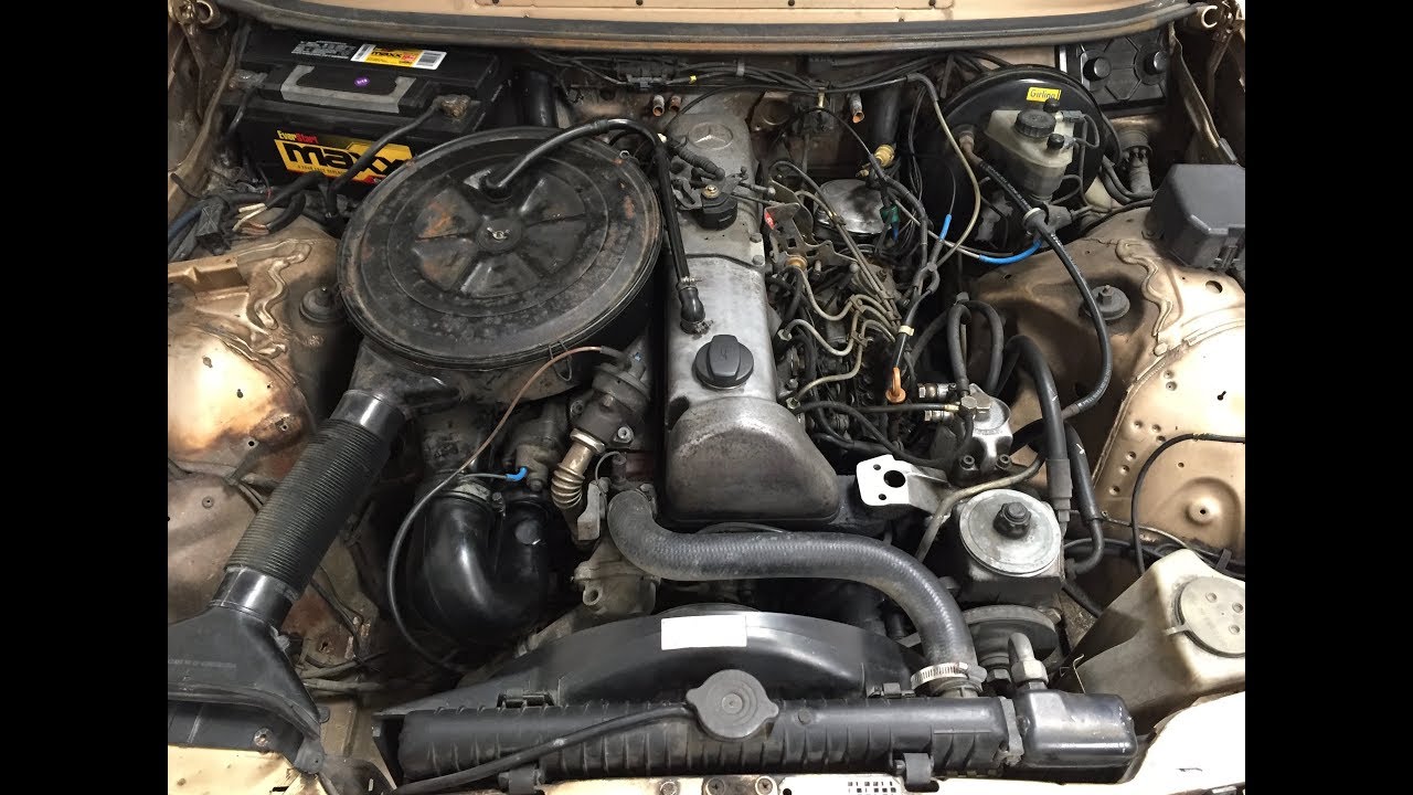 Great running OM617.952 Mercedes Turbo Diesel Engine
