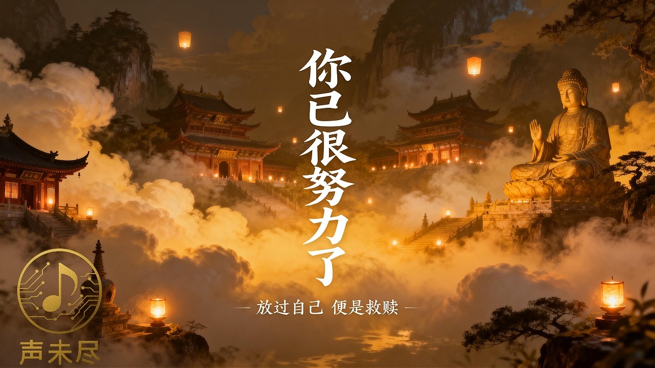 《佛從不怪你》 · 寫給撐到極限的你 : 你已經很努力了