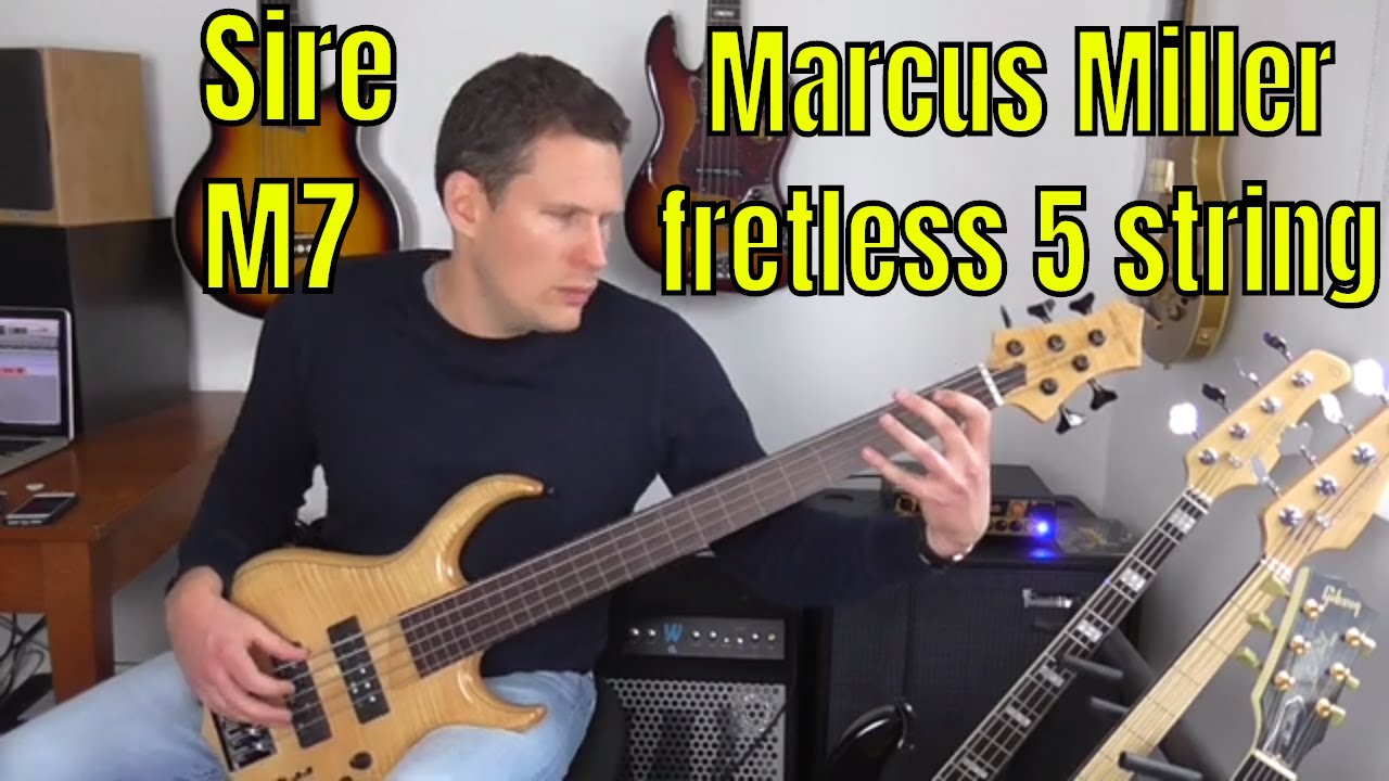 Sire Marcus Miller M7 fretless 5 string bass guitar review - Bass Practice Diary - 29th October 2019