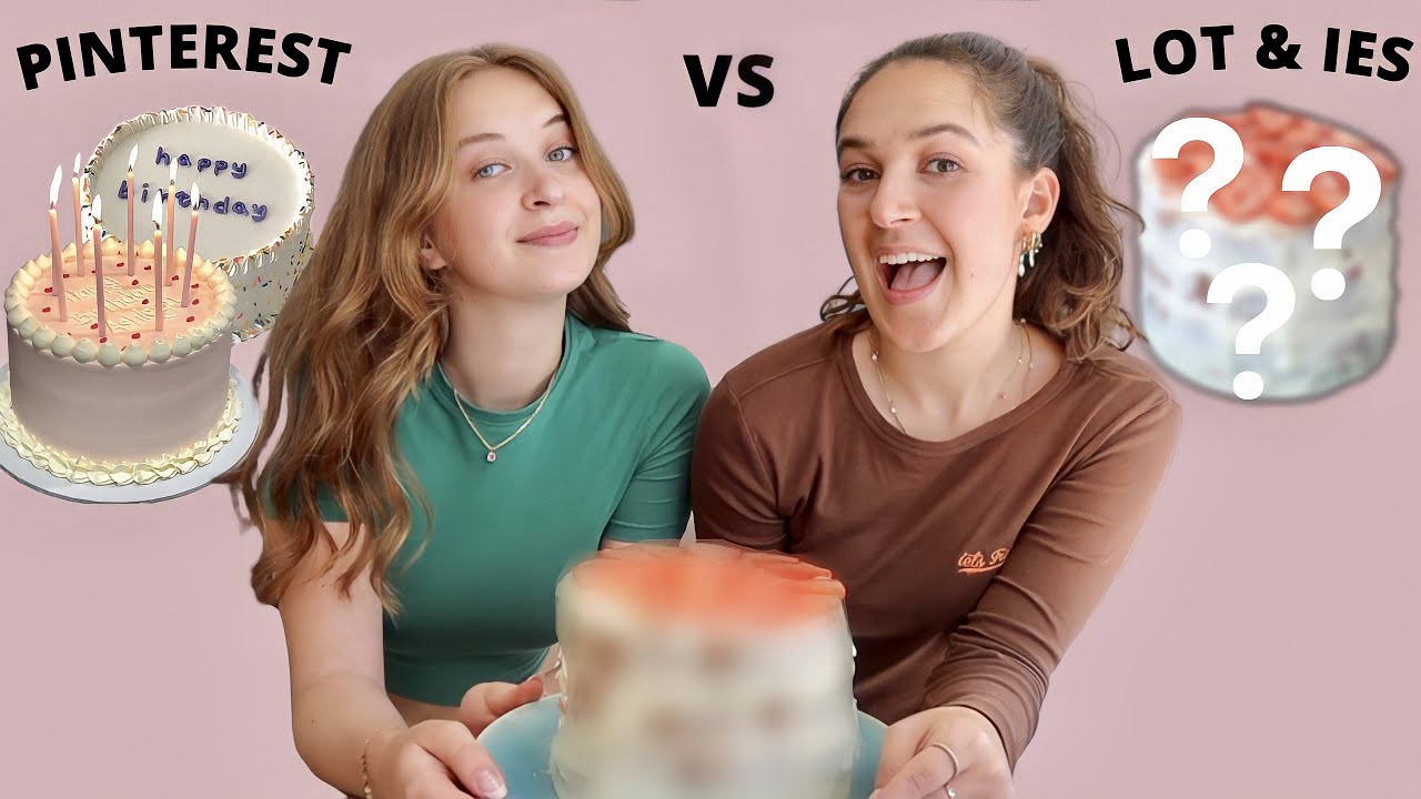 pinterest taart (proberen te) bakken met mijn zusje