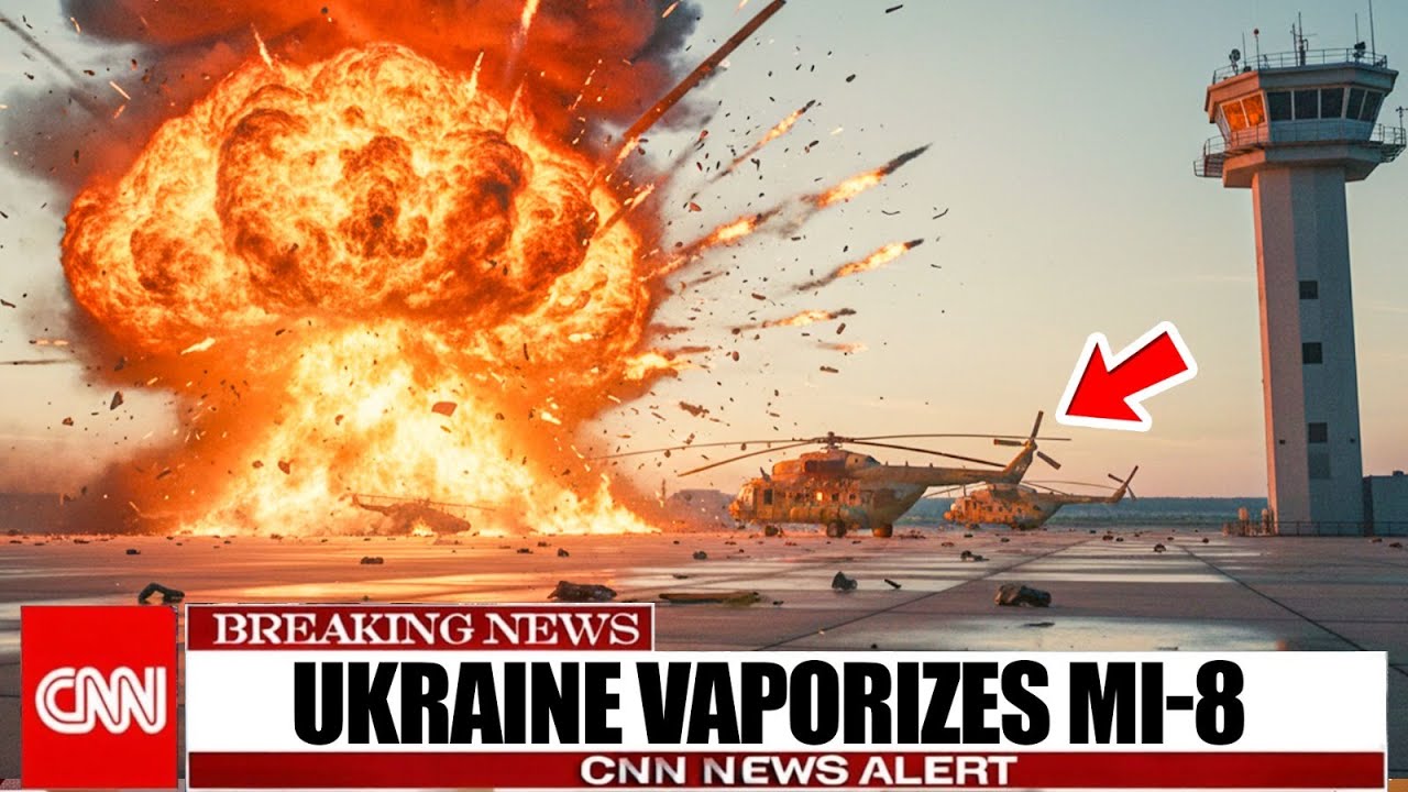 PUTIN FURIOUS! Ukraine VAPORIZES Mi 8 on the Runway