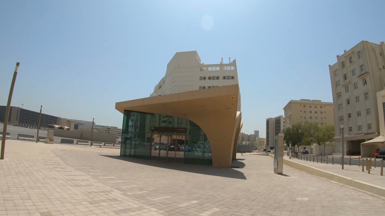 Doha Metro Train Station Travel ║ Doha, Qatar 🇶🇦║