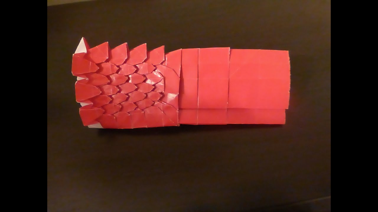 Origami Ryujin 3.5 Tail (Base) Tutorial | by Satoshi Kamiya