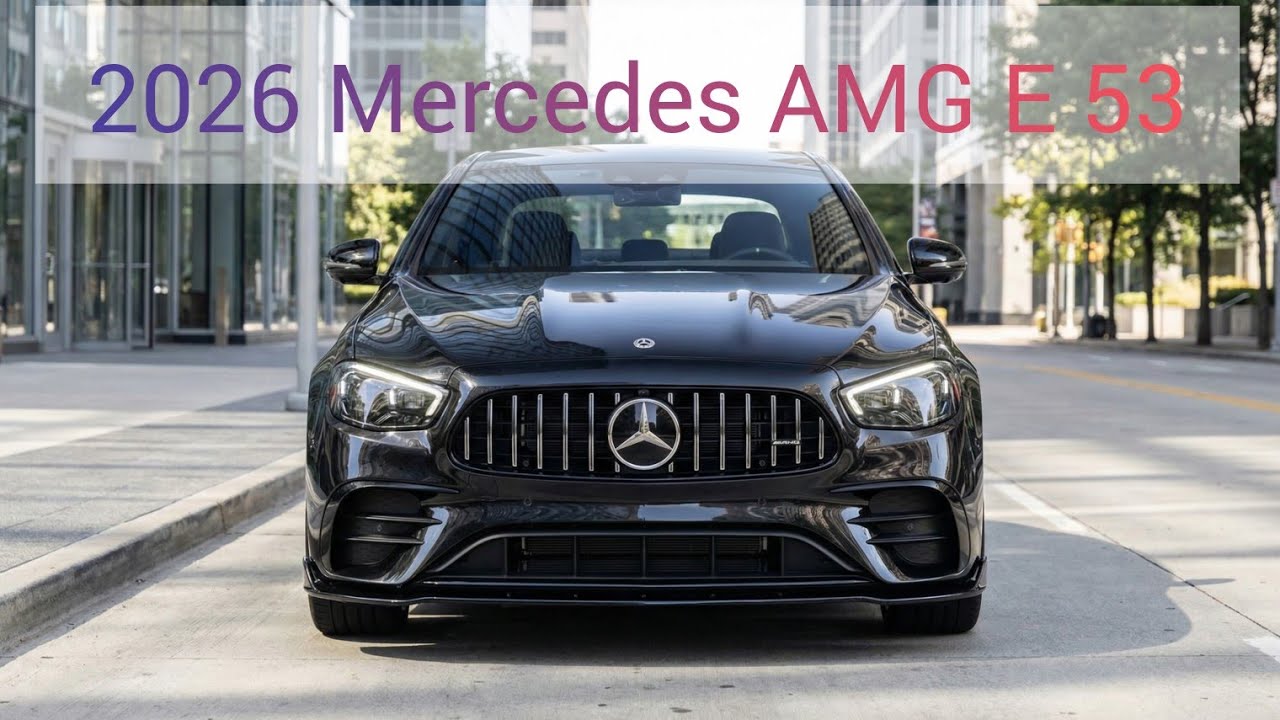 2026 Mercedes-Benz AMG E 53 Review | 577HP Hybrid Performance Sedan in Black #usacars 