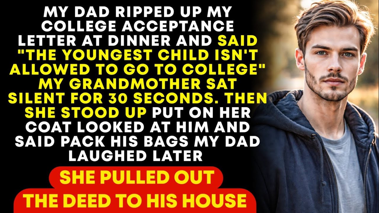 My Dad Said The youngest child isn't allowed to go to college—He Didn't Know Who Owned His House...