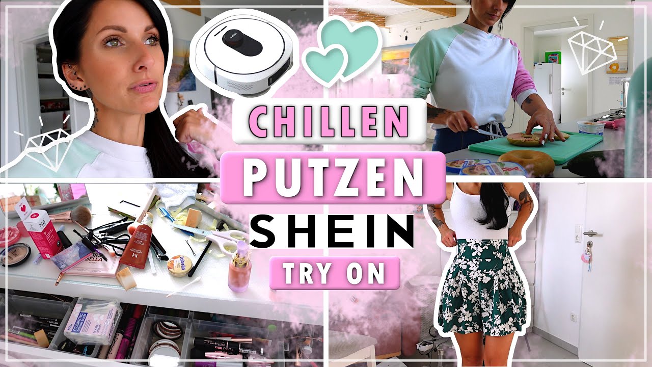 Day in my Life | LABERN, PUTZEN, Schminkzimmer ordnen, SHEIN TRY ON Haul | Frühlingsrolina