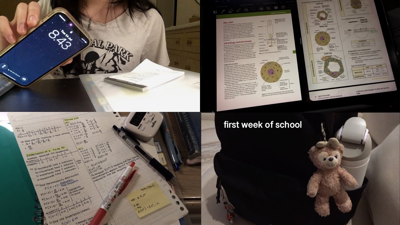first week of school, 6am mornings, lots of homework