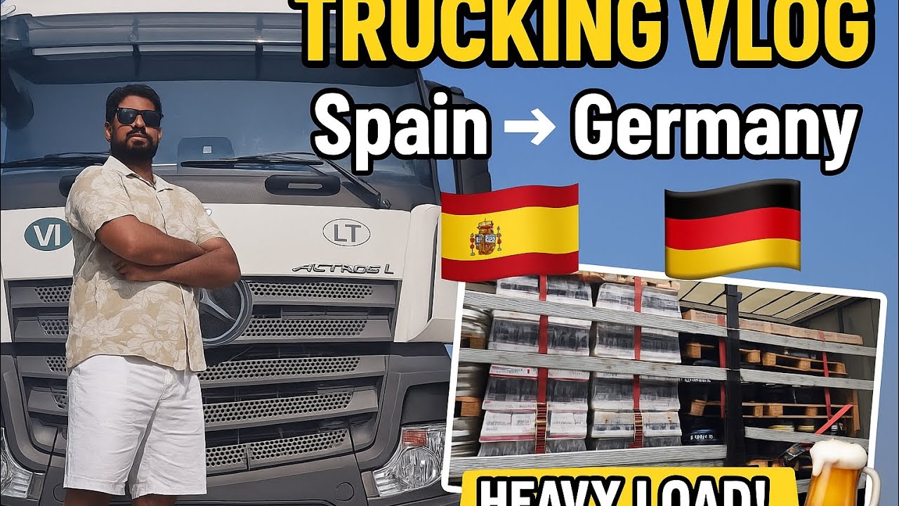 Spain to germany trucking vlog