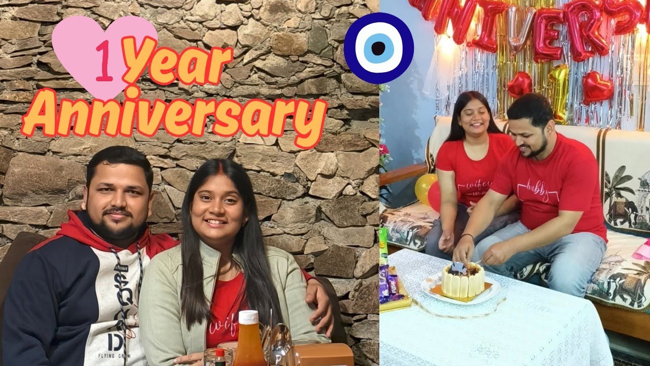 First Marriage Anniversary🧿🎉✨❤️ | Fort Restaurant 💕 | Anniversary Vlog💕| Love Marriage Couple✨