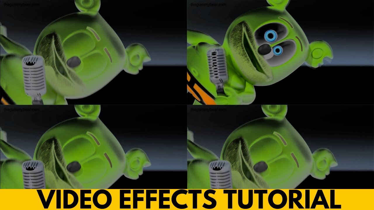 (VIDEO TUTORIAL) 4 ENGLISH Gummy Bear Gummibär Song TAGALOG PARODY IN DIFFERENT Effects PART 1