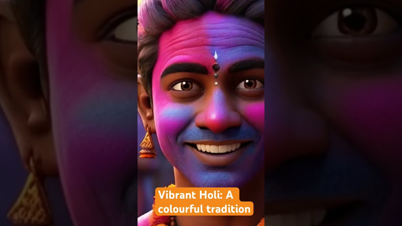 Vibrant Holi: Stunning visuals and traditions! #holi #happyholi #holi2024 #holicelebration #krishna