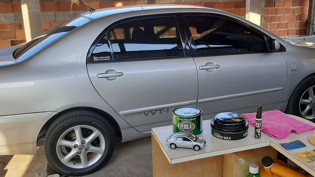 Como tirar riscos da pintura do seu carro - @corollaxei_andersonneves