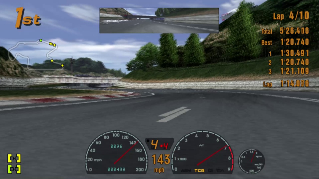 Gran Turismo 3 - R390 GT1 LM Race Car, GT World Championship, Trial Mountain,  4 of 10