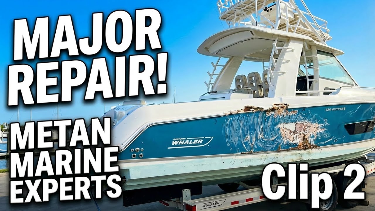 Зажим для крепления груза из стекловолокна Boston Whaler 420