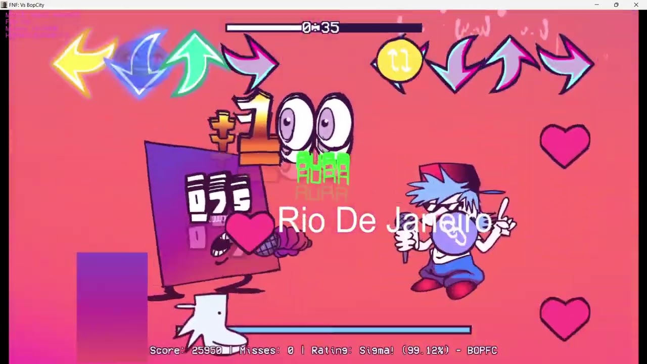 Rio de Janeiro if it was finished - charted