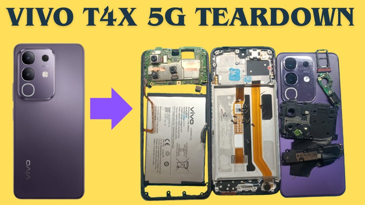 Vivo T4x 5g disassembly 4K MEDIUM FR30
