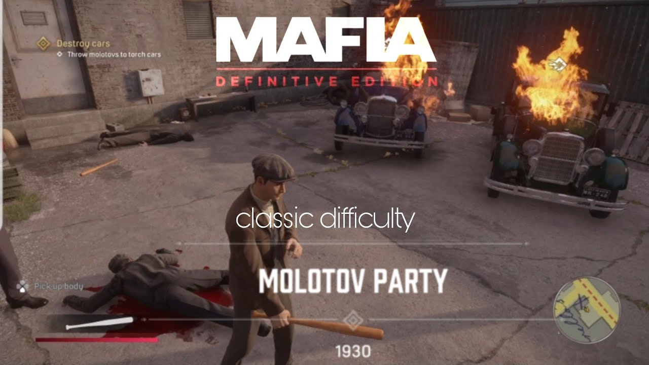 Mafia definitive edition #3 • Classic difficulty • Moltov party • 4k