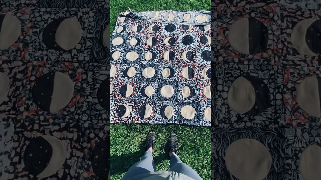 Samhain Moon Portal Quilt Top