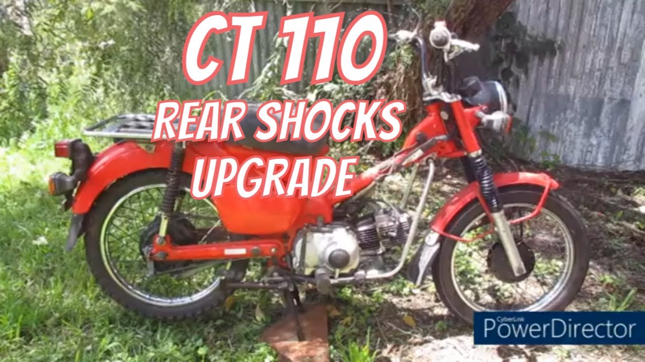 Honda CT 110 Weak Rear Shocks? - Change Them