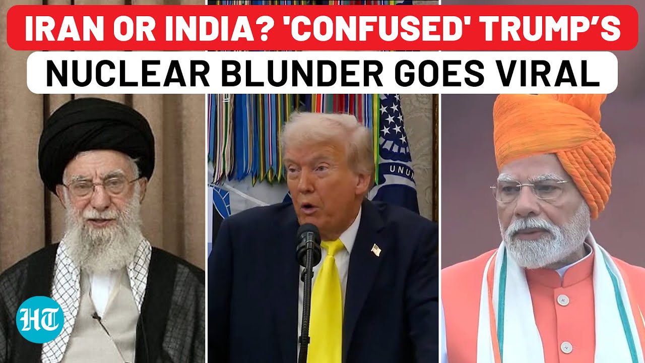 Trump Mixes Up India And Iran During Shocking Speech, Nuclear Warning Comes With A Side of Confusion