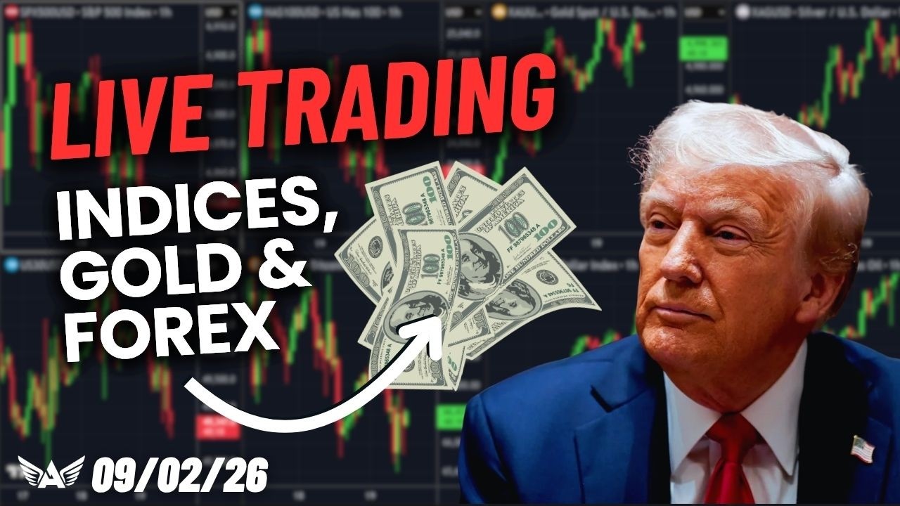 LIVE Trading Gold, Nasdaq, Forex | A1 Trading Show