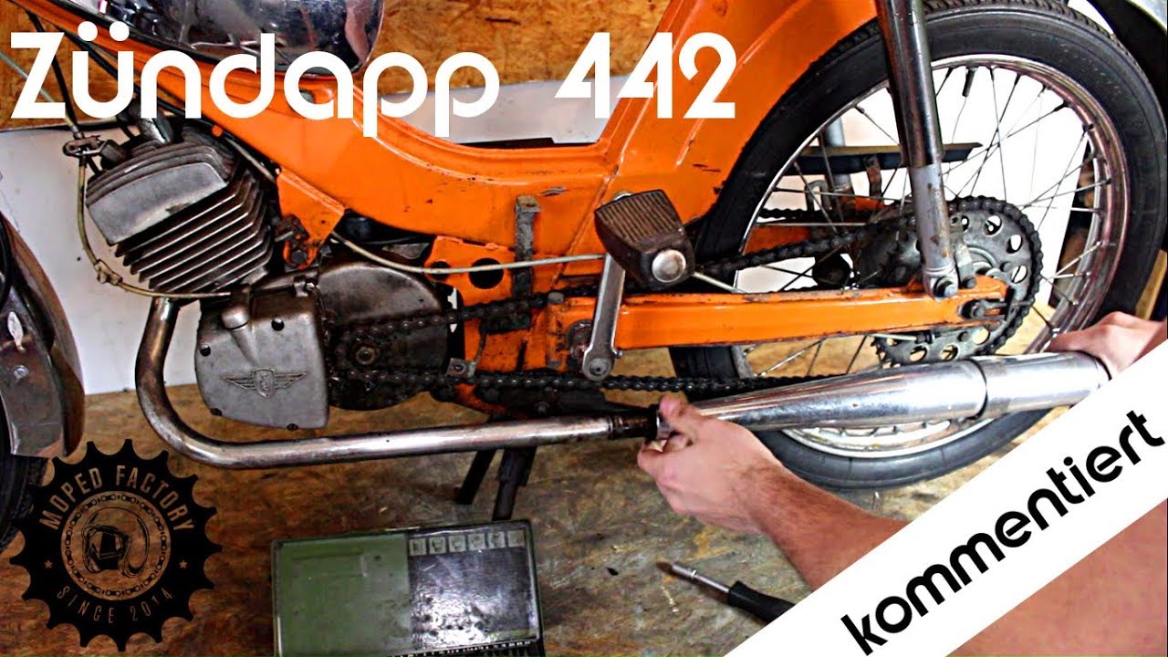 Die Zündapp 442 wird restauriert | Unser erstes kommentiertes Projekt | Teil 1 Mofa zerlegen