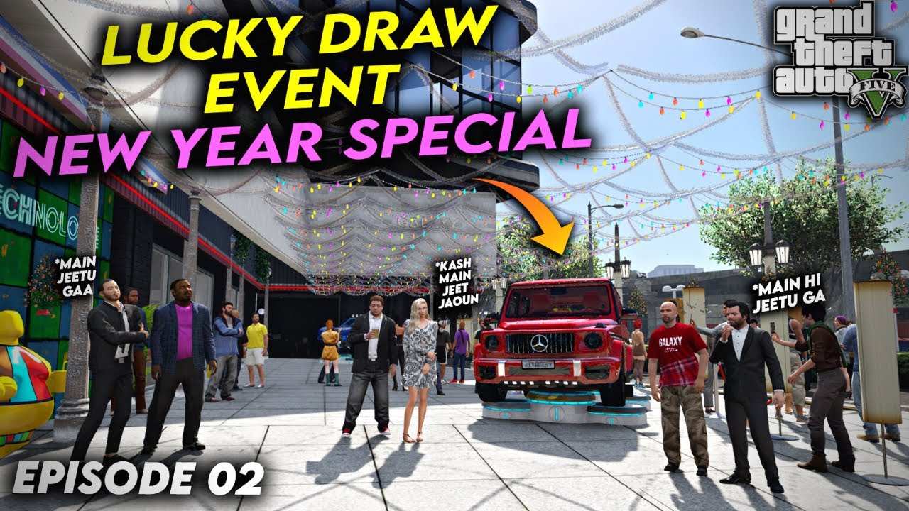 LUCKY DRAW EVENT - NEW YEAR SPECIAL | EP #02 | Jimmy ki Love Story S02 | GTA 5 MODS | HXB