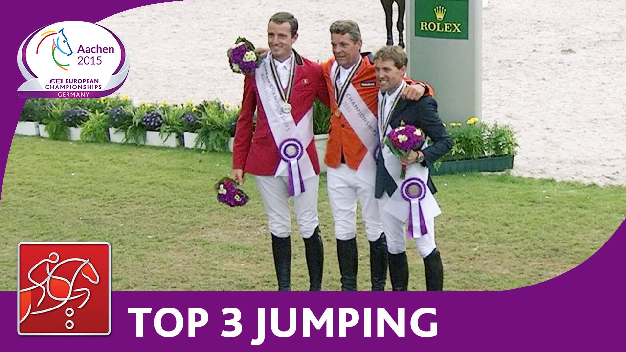 Individual Jumping - Top 3 - Aachen - FEI European Championships 2015