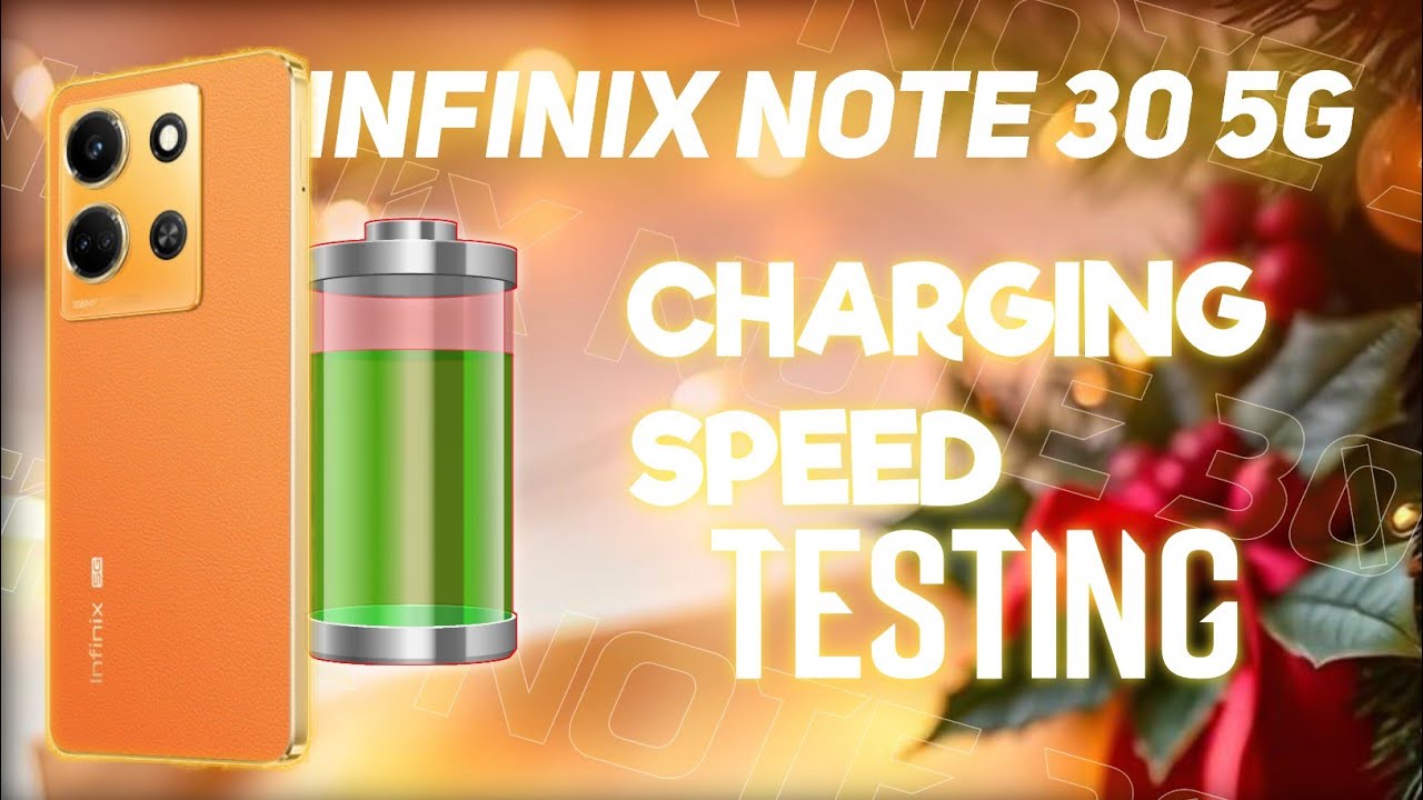 Infinix Note 30 5G Charging Test 🔋 | 0–100% Real Time Speed Test #infinixnote305g