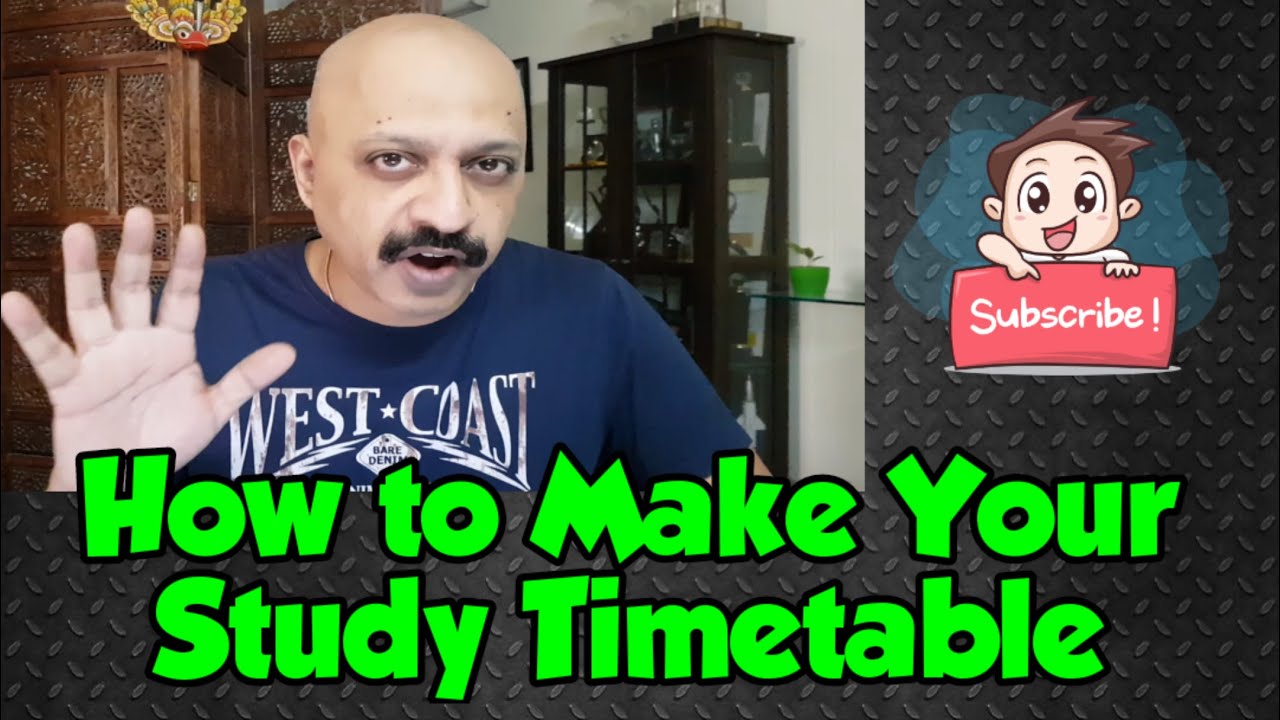 How to make your own Best Study Timetable | Plan your Day | Do not ask others for Timetable