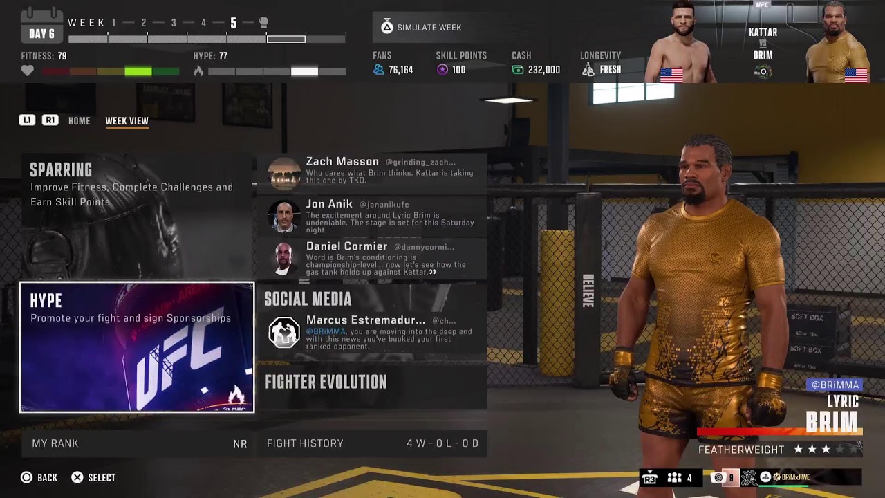 LETS PLAY UFC 6 !!! PART 1