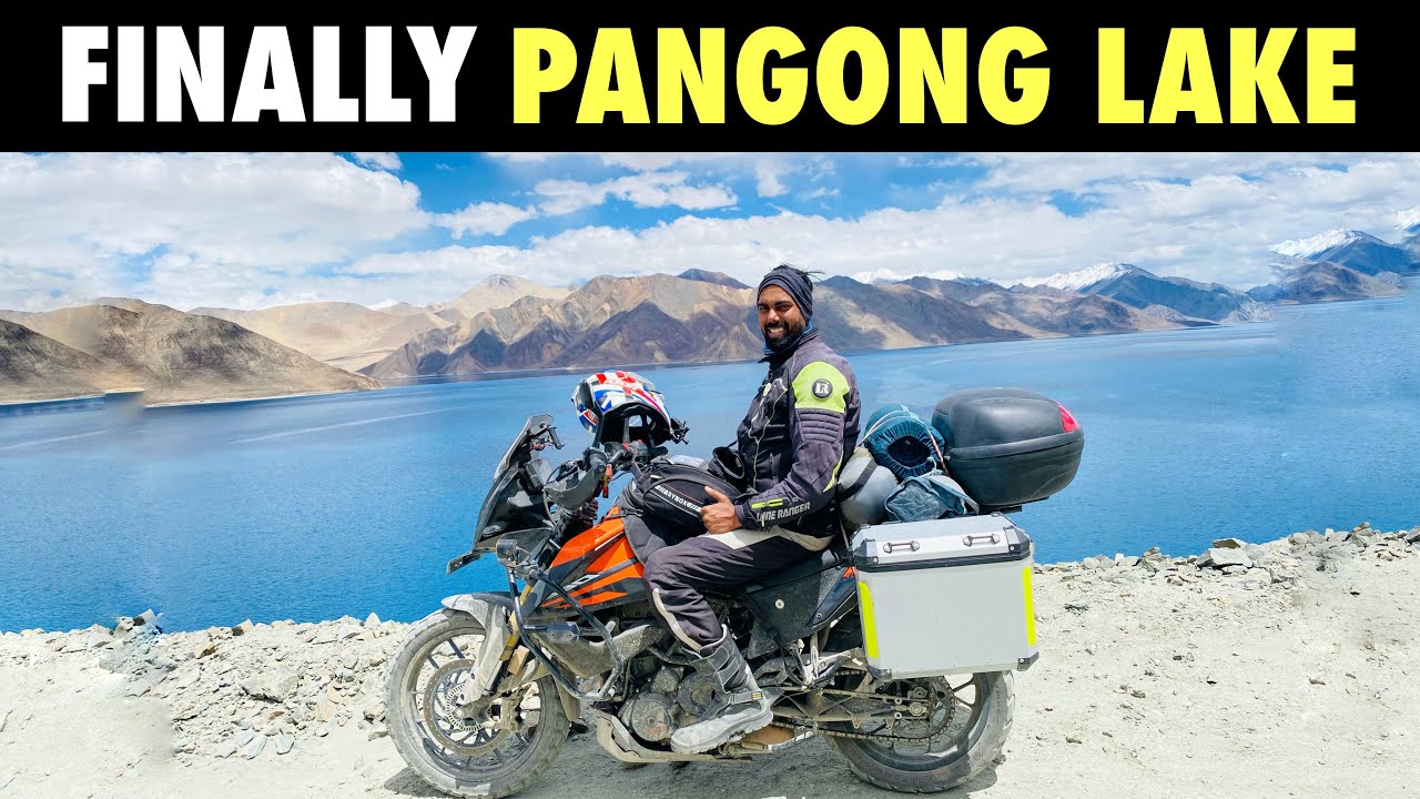 FINALLY we saw PANGONG LAKE [ep14] Amazing JOURNEY of NUBRA to PANGONG LAKE | LADAKH RIDE | SJ VLOGS