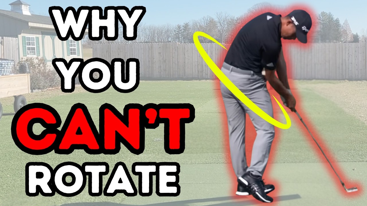 5 Reasons You CAN'T Rotate In Your Downswing & How To Fix It