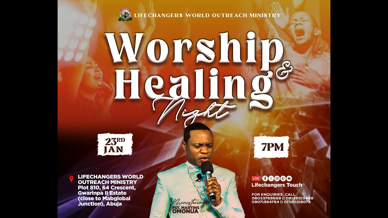 WORSHIP AND HEALING NIGHT WITH PASTOR MARTINS OMONUA - JANUARY 23, 2026