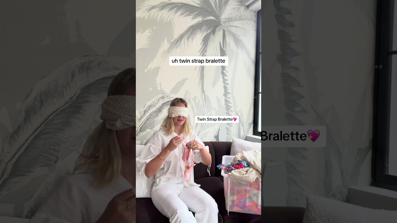 Can we guess the bikini style blindfolded?🙈🤭