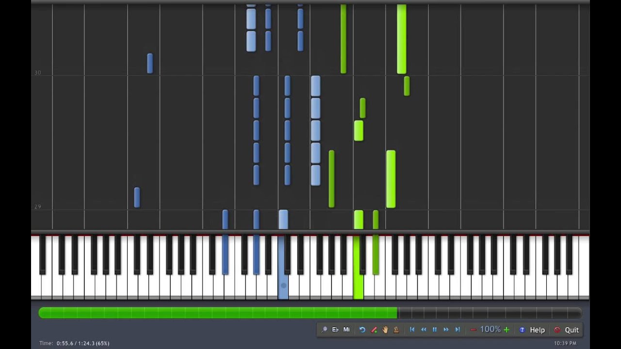 Grandia - Theme [Synthesia Piano]
