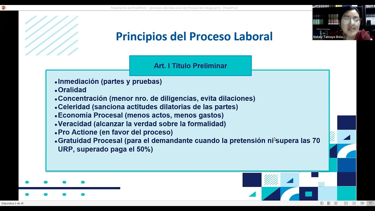 LEY PROCESAL DEL TRABAJO LEY N 29497