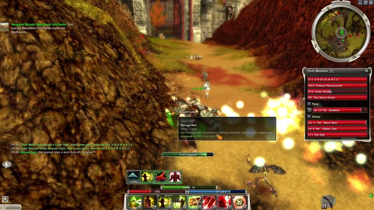 Guild Wars Reforged Presearing Full 4-Player Northlands Run (No Commentary)