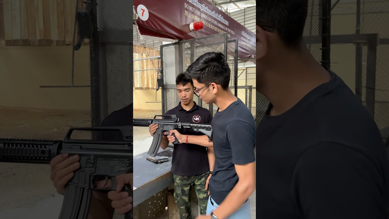 Shooting a Real Gun for the First Time