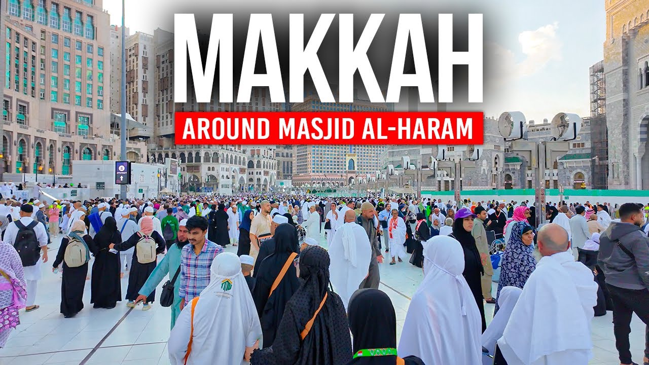 МАККА, Саудовская Аравия 🇸🇦 Вокруг Масджид аль-Харам | Пеший тур 4K