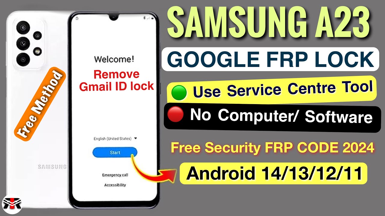 Обход аккаунта Google на Samsung A23 (разблокировка FRP) без ПК🔓 Обход FRP на Samsung (A235F) без ПК