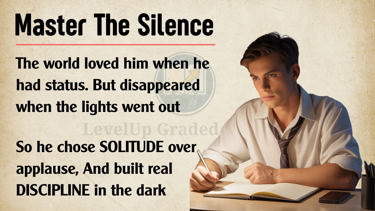 Use Loneliness to Become Strong | Build Yourself in Silence & Grow in Power | Graded Reader ✅