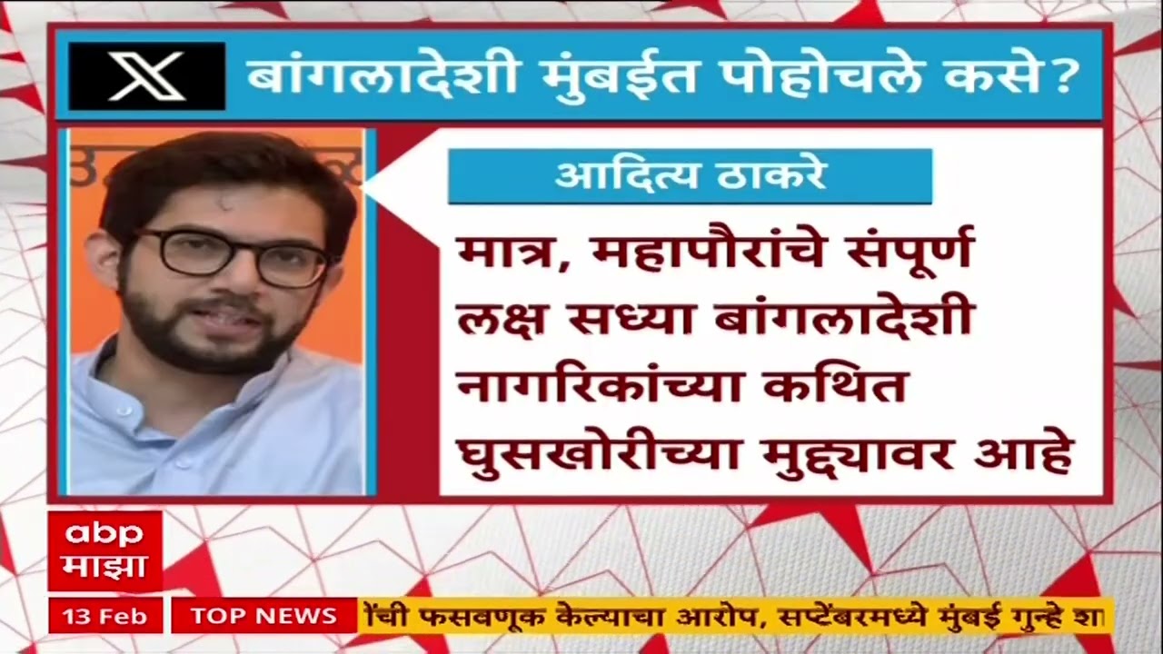 Mumbai Mayor Ritu Tawade : मुंबईतील अनधिकृत बांगलादेशींविरोधात महापौर रितू तावडे अॅक्शन मोडवर