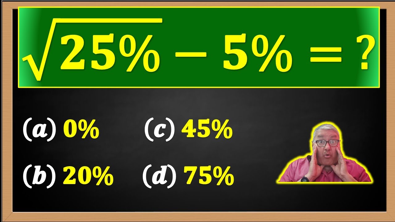 El 99% se equivoca con esta raíz matemática