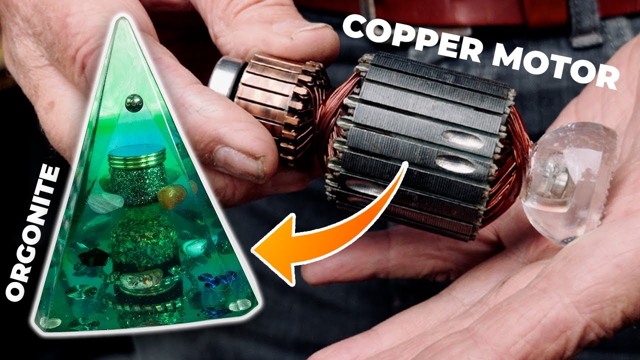 Making an Orgone Generator From a Motor | Orgonite Artist