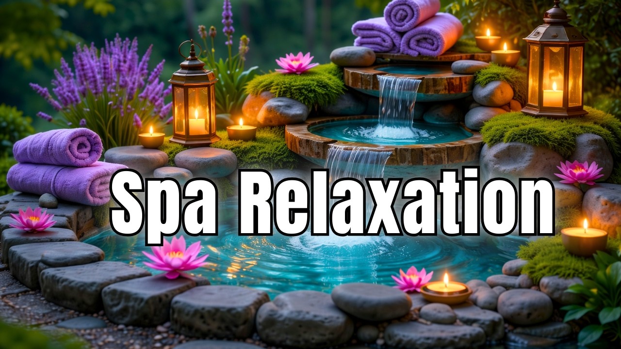 Deep Relaxation Music 🌿 | Relaxing Water Sounds & Spa Ambience for Stress Relief