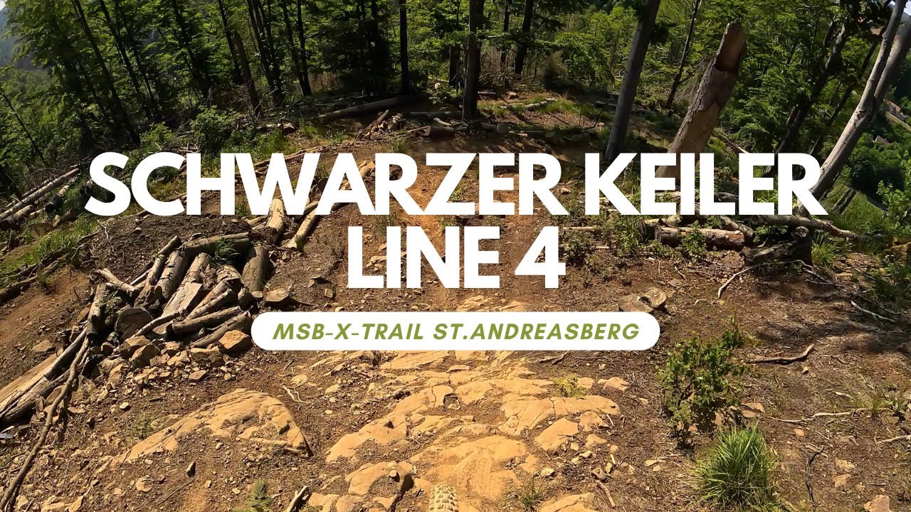 Downhill Schwarzer Keiler Line 4 Schwarz MSB-X-Trail Bikepark St. Andreasberg