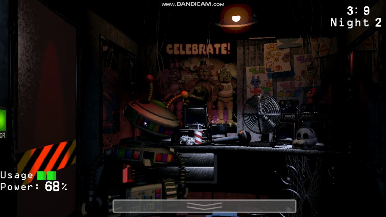Five Nights At Freddy's Classic Remake ночь 2 я не понемаю как тут играть