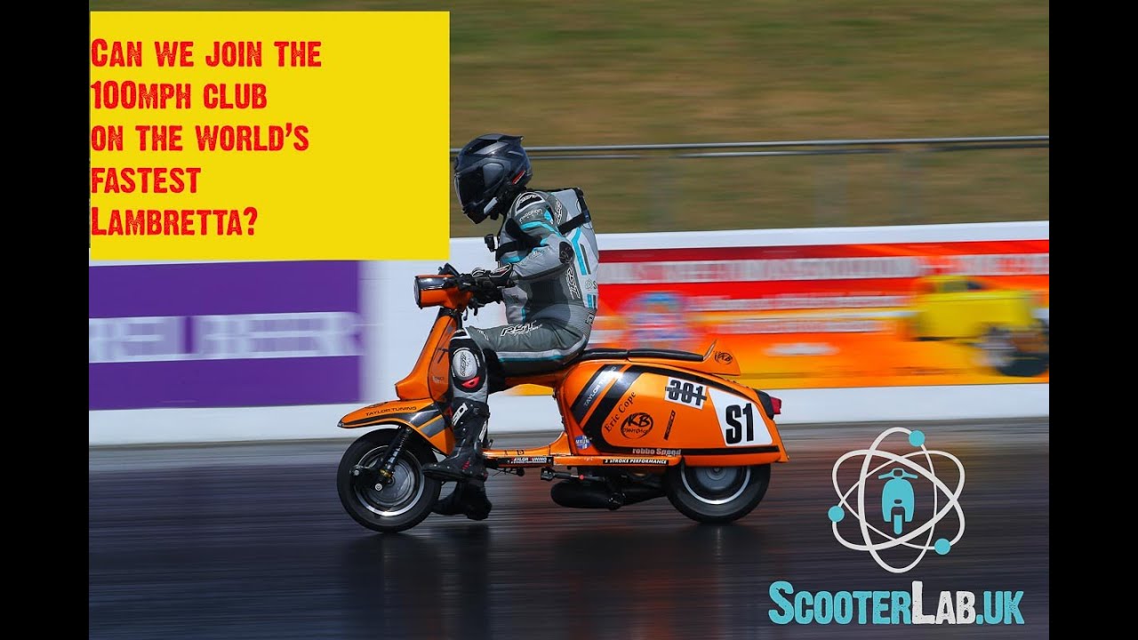 SLUK | On board the world's fastest Lambretta - Santa Pod