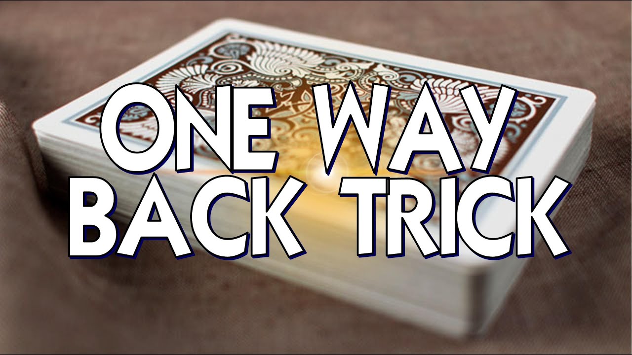 Card Magic Trick: Another One Way Back Card Trick